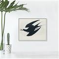 Picture of Vintage Black Sooty Tern _GroupedProduct_Rectangle_Landscape_Canvas_Framed_