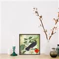 Picture of Tropical Paradise Birds Garden _GroupedProduct_Square_Canvas_Framed_
