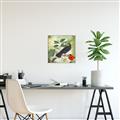 Picture of Tropical Paradise Birds Garden _GroupedProduct_Square_Canvas_Framed_