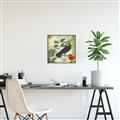 Picture of Tropical Paradise Birds Garden _GroupedProduct_Square_Canvas_Framed_