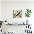 Picture of Tropical Paradise Birds Garden _GroupedProduct_Square_Canvas_Framed_