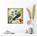 Picture of Tropical Paradise Birds Garden _GroupedProduct_Square_Canvas_Framed_