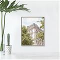Picture of Paris in Green Spring _GroupedProduct_Rectangle_Portrait_Photography _GroupedProduct_Rectangle_Portrait_Canvas_Framed_