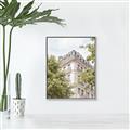 Picture of Paris in Green Spring _GroupedProduct_Rectangle_Portrait_Photography _GroupedProduct_Rectangle_Portrait_Canvas_Framed_