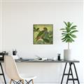 Picture of Vintage Tropical Birds II _GroupedProduct_Square_Canvas_Framed_