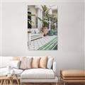 Picture of Green Hotel Pool _GroupedProduct_Rectangle_Portrait_Photography _GroupedProduct_Rectangle_Portrait_Unframed_Print_Only_