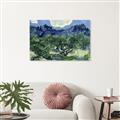 Picture of Vincent Van Gogh's Olive Trees With the Alpilles (1889) _GroupedProduct_Rectangle_Landscape_Unframed_Print_Only_