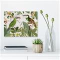 Picture of Green Nostalgic Tropical Birds _GroupedProduct_Rectangle_Landscape_Unframed_Print_Only_