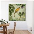 Picture of Yellow Nostalgic Tropical Birds _GroupedProduct_Square_Unframed_Print_Only_