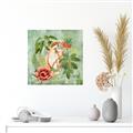Picture of Tropical Paradise Cockatoos Bird _GroupedProduct_Square_Unframed_Print_Only_