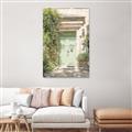 Picture of Pastel Green Door in Spring _GroupedProduct_Rectangle_Portrait_Photography _GroupedProduct_Rectangle_Portrait_Unframed_Print_Only_