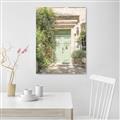Picture of Pastel Green Door in Spring _GroupedProduct_Rectangle_Portrait_Photography _GroupedProduct_Rectangle_Portrait_Unframed_Print_Only_