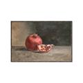 Picture of Pomegrenate Still Life II _GroupedProduct_Rectangle_Landscape_Canvas_Framed_