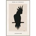 Picture of Vintage Cockatoo _GroupedProduct_Rectangle_Portrait_Canvas_Framed_