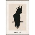 Picture of Vintage Cockatoo _GroupedProduct_Rectangle_Portrait_Canvas_Framed_