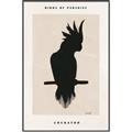 Picture of Vintage Cockatoo _GroupedProduct_Rectangle_Portrait_Canvas_Framed_