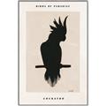 Picture of Vintage Cockatoo _GroupedProduct_Rectangle_Portrait_Canvas_Framed_