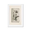 Picture of Vintage Flower I _GroupedProduct_Rectangle_Portrait_Framed_Matted_