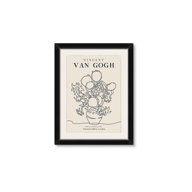 Picture of VVG Sunflowers _GroupedProduct_Rectangle_Portrait_Framed_Matted_