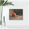 Picture of Pomegrenate Still Life II _GroupedProduct_Rectangle_Landscape_Canvas_Framed_