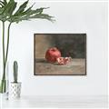 Picture of Pomegrenate Still Life II _GroupedProduct_Rectangle_Landscape_Canvas_Framed_