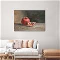 Picture of Pomegrenate Still Life II _GroupedProduct_Rectangle_Landscape_Canvas_Framed_