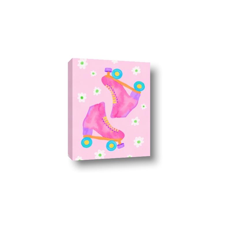 Picture of Pink Roller Skates _GroupedProduct_Rectangle_Portrait_Canvas_