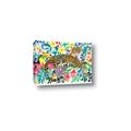 Picture of Vibrant Fusion Jaguar _GroupedProduct_Rectangle_Landscape_Canvas_