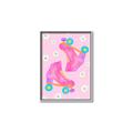Picture of Pink Roller Skates _GroupedProduct_Rectangle_Portrait_Canvas_Framed_