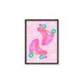 Picture of Pink Roller Skates _GroupedProduct_Rectangle_Portrait_Canvas_Framed_