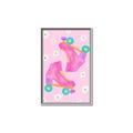 Picture of Pink Roller Skates _GroupedProduct_Rectangle_Portrait_Canvas_Framed_