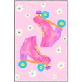 Picture of Pink Roller Skates _GroupedProduct_Rectangle_Portrait_Canvas_Framed_