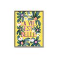 Picture of La Vie Est Belle Foliage _GroupedProduct_Rectangle_Portrait_Canvas_Framed_