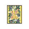 Picture of La Vie Est Belle Foliage _GroupedProduct_Rectangle_Portrait_Canvas_Framed_