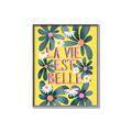 Picture of La Vie Est Belle Foliage _GroupedProduct_Rectangle_Portrait_Canvas_Framed_