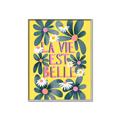 Picture of La Vie Est Belle Foliage _GroupedProduct_Rectangle_Portrait_Canvas_Framed_