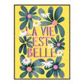 Picture of La Vie Est Belle Foliage _GroupedProduct_Rectangle_Portrait_Canvas_Framed_