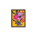 Picture of Red Chromatic Flowers _GroupedProduct_Rectangle_Portrait_Canvas_Framed_