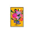 Picture of Red Chromatic Flowers _GroupedProduct_Rectangle_Portrait_Canvas_Framed_