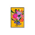 Picture of Red Chromatic Flowers _GroupedProduct_Rectangle_Portrait_Canvas_Framed_