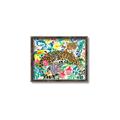 Picture of Vibrant Fusion Jaguar _GroupedProduct_Rectangle_Landscape_Canvas_Framed_