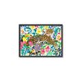 Picture of Vibrant Fusion Jaguar _GroupedProduct_Rectangle_Landscape_Canvas_Framed_