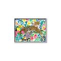 Picture of Vibrant Fusion Jaguar _GroupedProduct_Rectangle_Landscape_Canvas_Framed_