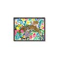 Picture of Vibrant Fusion Jaguar _GroupedProduct_Rectangle_Landscape_Canvas_Framed_