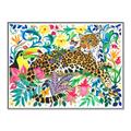 Picture of Vibrant Fusion Jaguar _GroupedProduct_Rectangle_Landscape_Canvas_Framed_