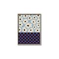 Picture of Blue Patterned Floral Perfection  _GroupedProduct_Rectangle_Portrait_Canvas_Framed_