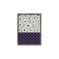 Picture of Blue Patterned Floral Perfection  _GroupedProduct_Rectangle_Portrait_Canvas_Framed_
