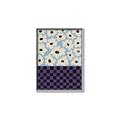 Picture of Blue Patterned Floral Perfection  _GroupedProduct_Rectangle_Portrait_Canvas_Framed_