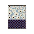 Picture of Blue Patterned Floral Perfection  _GroupedProduct_Rectangle_Portrait_Canvas_Framed_
