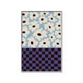 Picture of Blue Patterned Floral Perfection  _GroupedProduct_Rectangle_Portrait_Canvas_Framed_